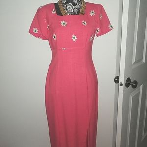 EXPO gorgeous daisies midi dress